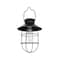 Black Hanging Solar LED Lantern by Ashland®